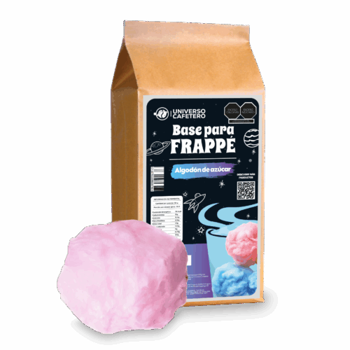 Bolsa de Frappé en polvo de 1kg sabor Algodón de Azúcar
