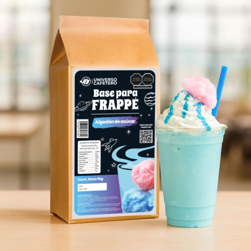Bolsa de Frappé en polvo de 1kg sabor Algodón de Azúcar