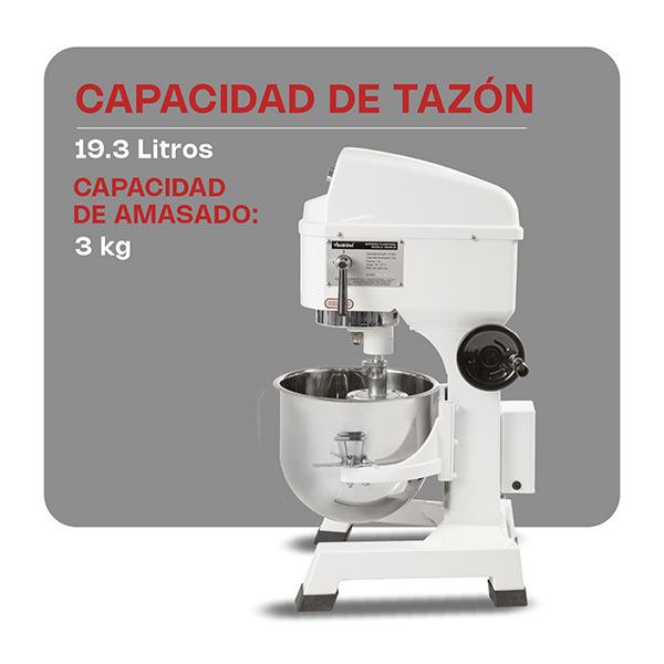 Batidora Planetaria 19.3 lt
