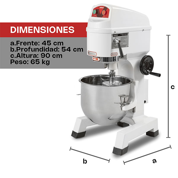 Batidora Planetaria 19.3 lt