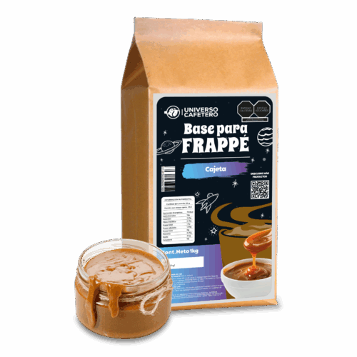 Bolsa de Frappé en polvo de 1kg sabor Cajeta