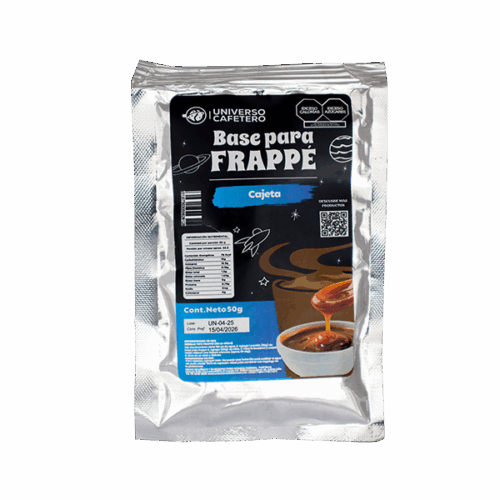 Sobre para frappé de 50g sabor Cajeta
