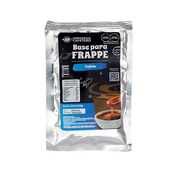 Sobre para frappé de 50g sabor Cajeta