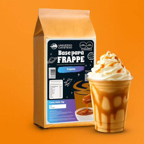 Bolsa de Frappé en polvo de 1kg sabor Cajeta