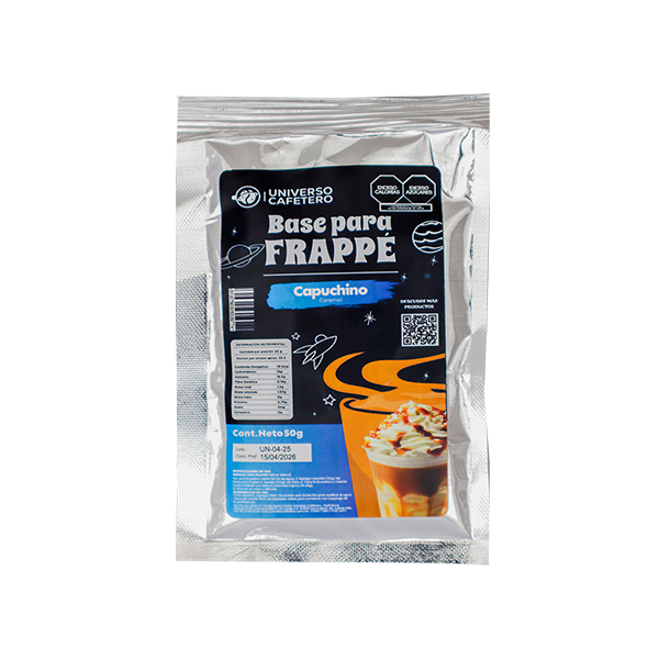 Sobre para frappé de 50g sabor Capuchino Caramel