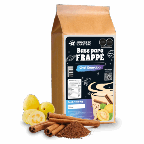 Bolsa de Frappé en polvo de 1kg sabor Chai Guayaba