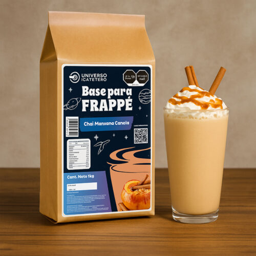 Bolsa de Frappé en polvo de 1kg sabor Chai Manzana Canela