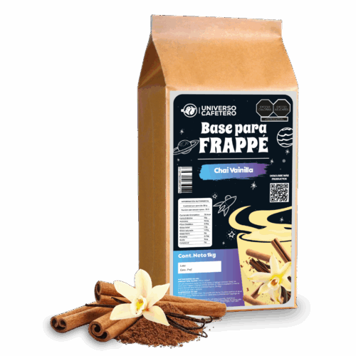 Bolsa de Frappé en polvo de 1kg sabor Chai Vainilla