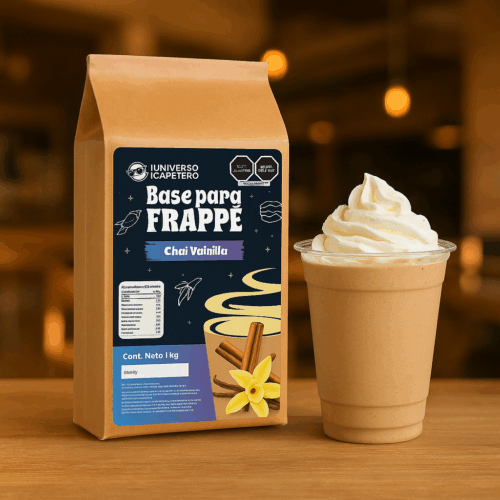 Bolsa de Frappé en polvo de 1kg sabor Chai Vainilla