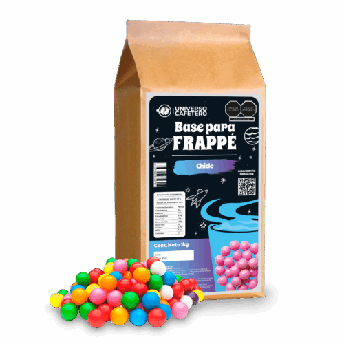 Bolsa de Frappé en polvo de 1kg sabor Chicle