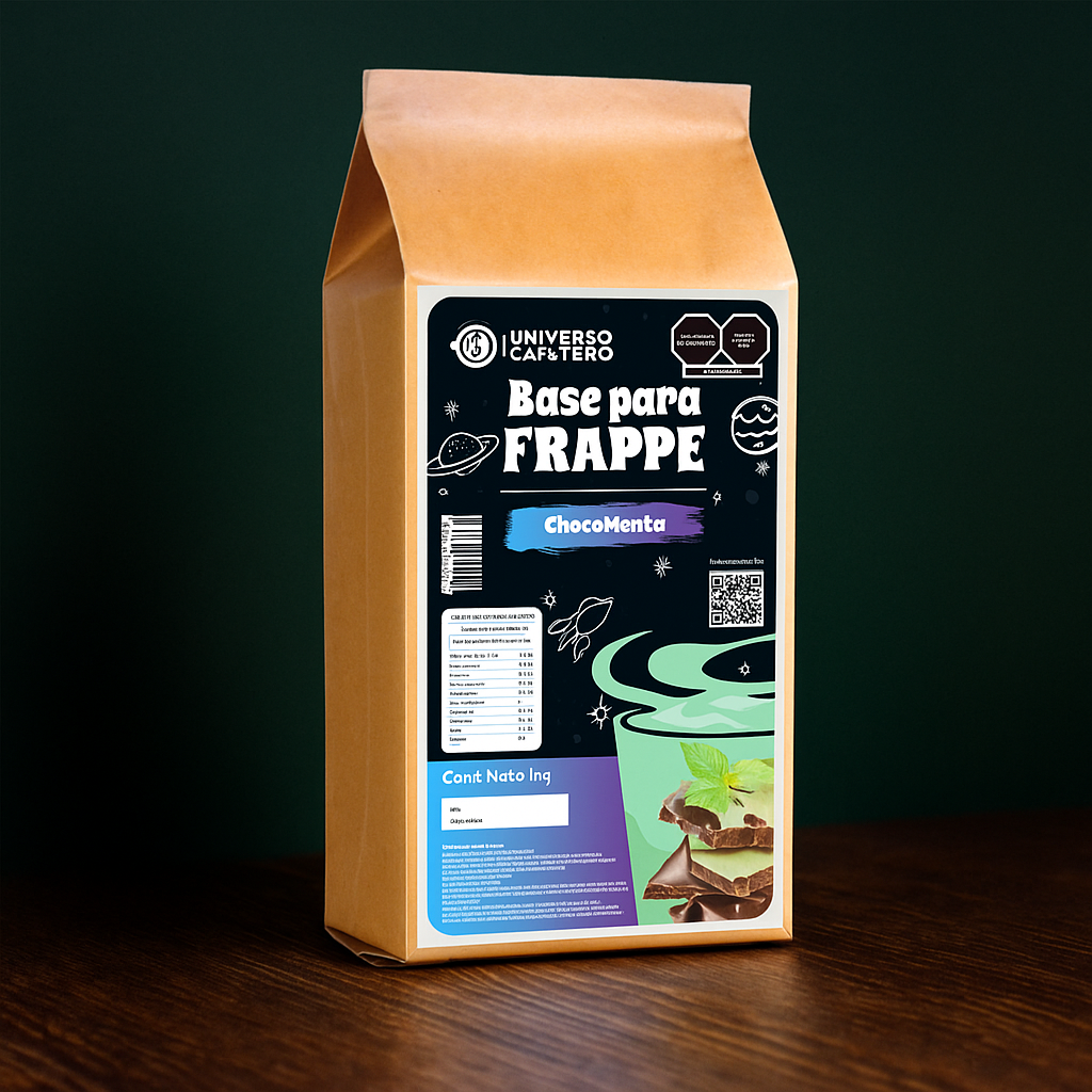 Bolsa de Frappé en polvo de 1kg sabor ChocoMenta
