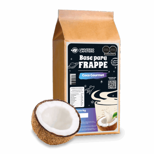 Bolsa de Frappé en polvo de 1kg sabor Coco Gourmet