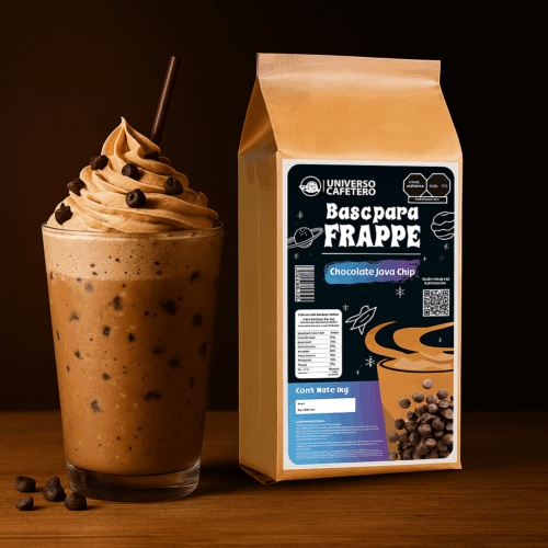 Bolsa de Frappé en polvo de 1kg sabor Chocolate Java Chip