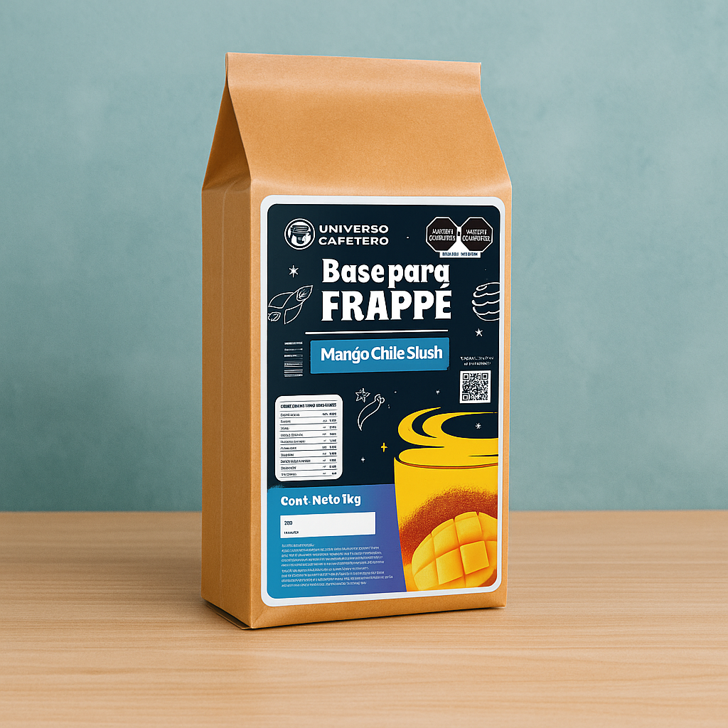 Bolsa de Frappé en polvo de 1kg sabor Mango
