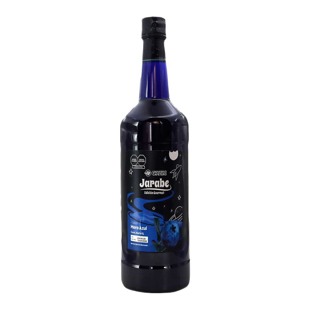 Jarabe Saborizante de 1L sabor Mora Azul