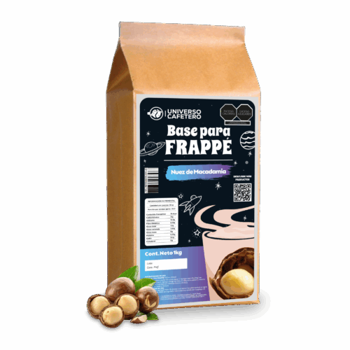 Bolsa de Frappé en polvo de 1kg sabor Nuez de Macadamia