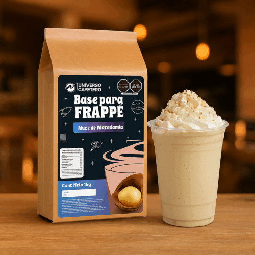 Bolsa de Frappé en polvo de 1kg sabor Nuez de Macadamia