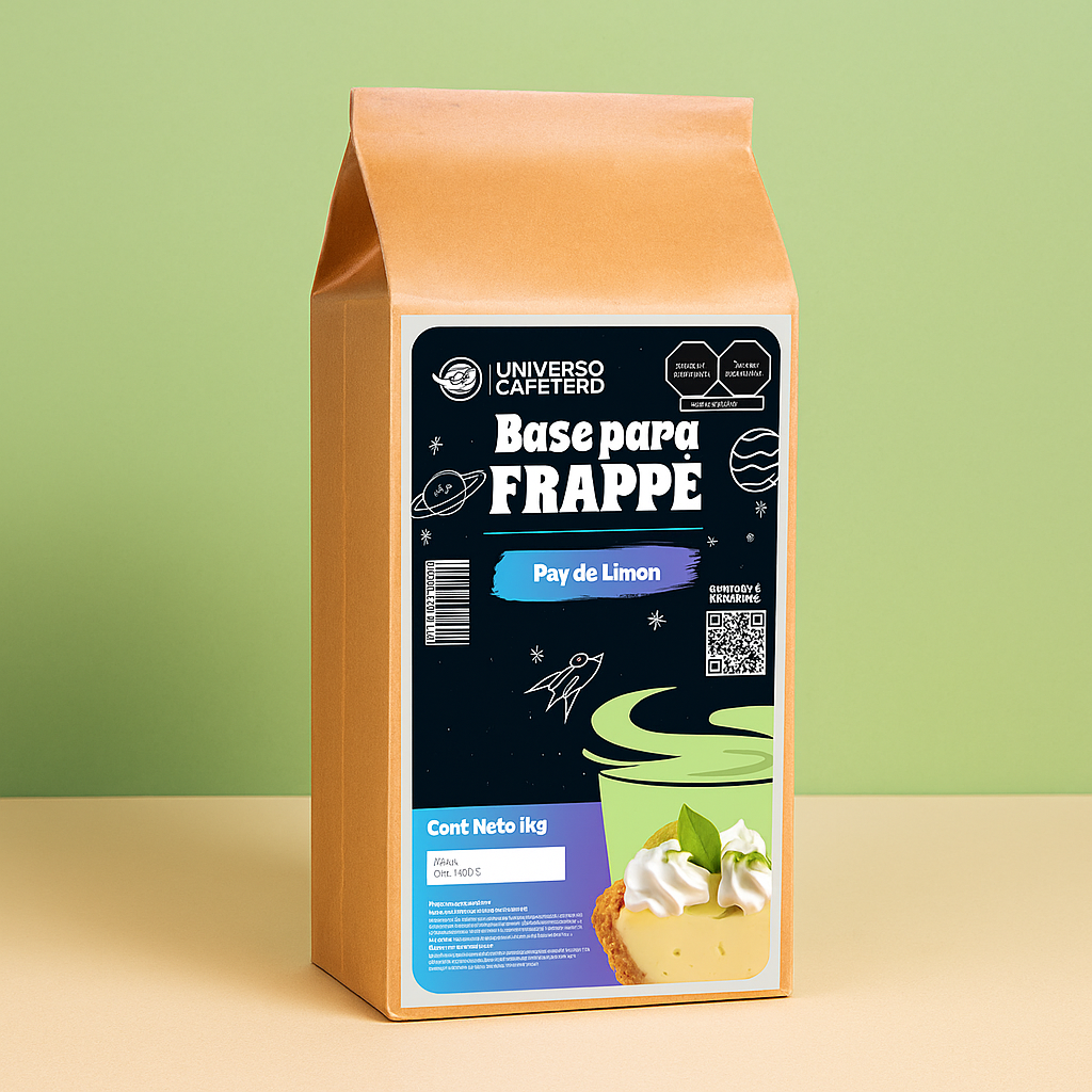 Bolsa de Frappé en polvo de 1kg sabor Pay de Limón