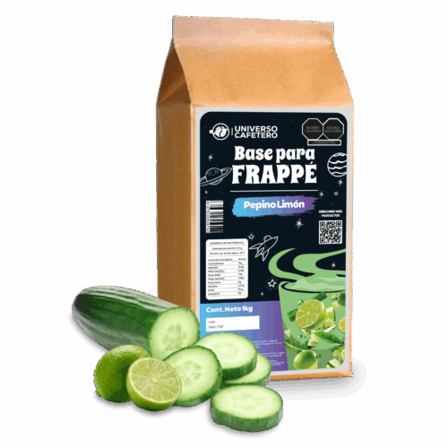 Bolsa de Frappé en polvo de 1kg sabor Pepino Limón