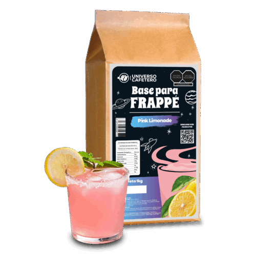 Bolsa de Frappé en polvo de 1kg sabor Pink Lemonade