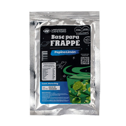 Sobre para frappé de 50g sabor Pepino Limón