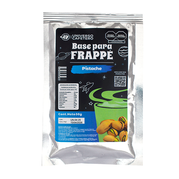 Sobre para frappé de 50g sabor Pistache