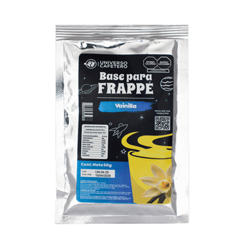 Sobre para frappé de 50g sabor Vainilla