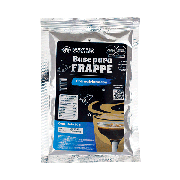 Sobre para frappé de 50g sabor Crema Irlandesa