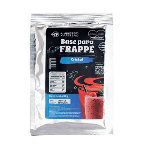 Sobre para frappé de 50g sabor Base Cristal