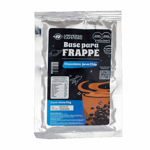 Sobre para frappé de 50g sabor Chocolate Java Chip