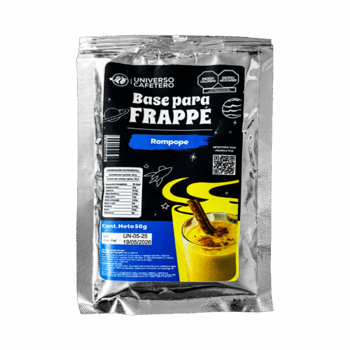 Sobre para frappé de 50g sabor Rompope