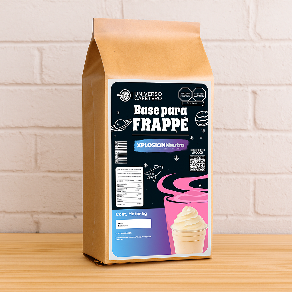 Bolsa de Frappé en polvo de 1kg sabor Xplotion Neutra