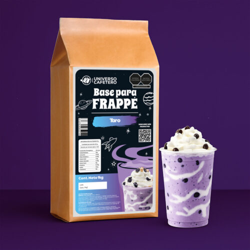 Bolsa de Frappé en polvo de 1kg sabor Taro