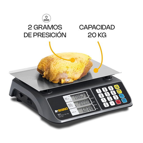 Báscula Electrónica Multifunciones 20 kg