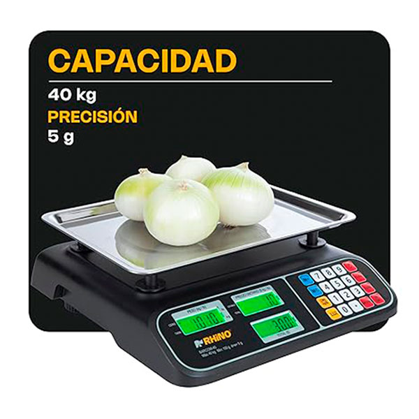 Báscula Electrónica Multifunciones 40 kg