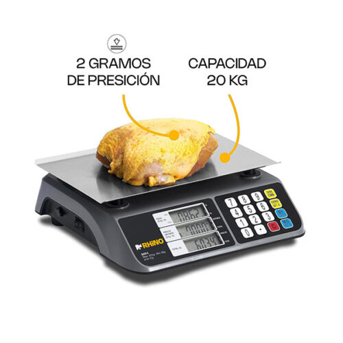 Báscula Electrónica Multifunciones 20 kg