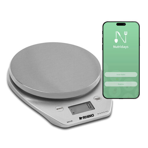 Báscula de cocina digital 5 kg con Bluetooth