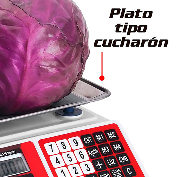 Báscula Electrónica Multifunciones 30 kg