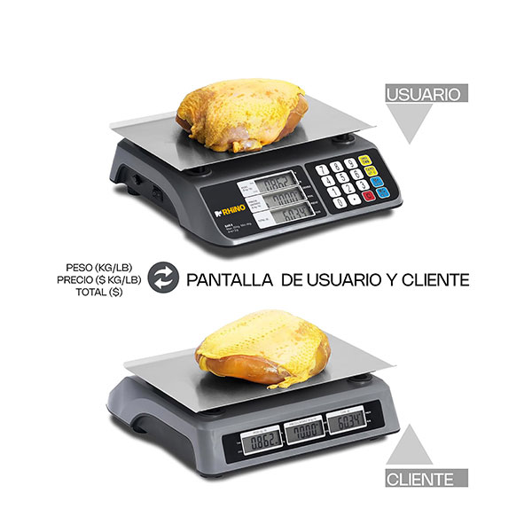 Báscula Electrónica Multifunciones 20 kg