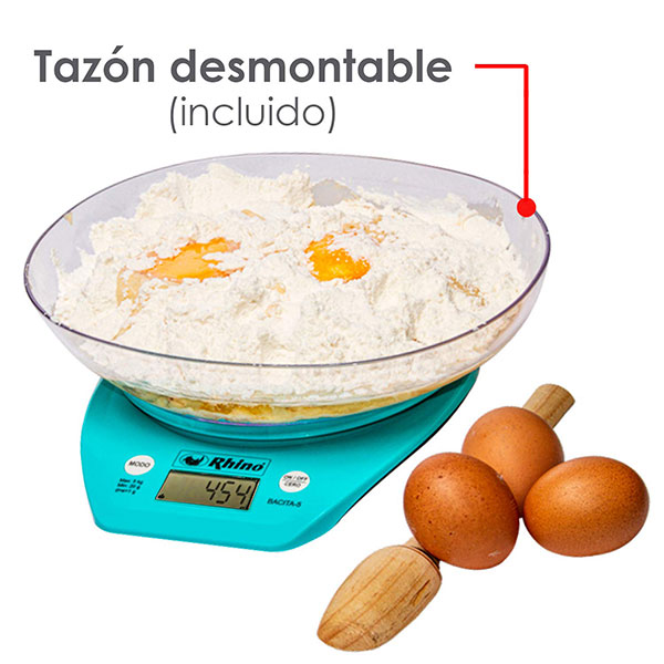 Báscula de Cocina con Tazón 5 kg