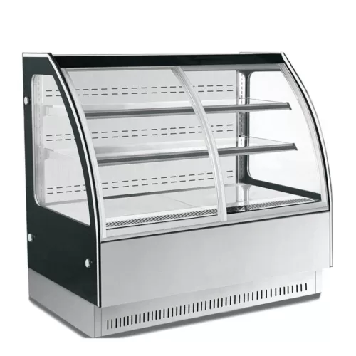 Vitrina tipo mural con 2 puertas curvas y capacidad de 447 litros Migsa Modelo GN-1500Y3