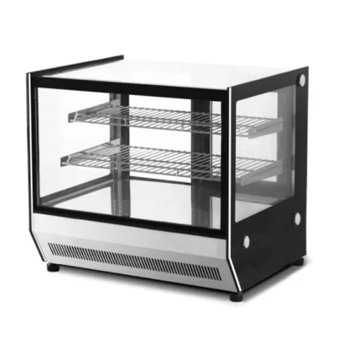 Vitrina exhibidora caliente para mostrador de cristales rectos Migsa modelo GN-1200HRT