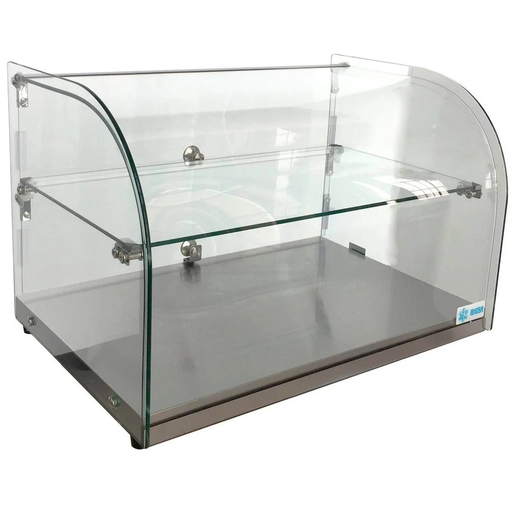 Vitrina exhibidora cristal curvo Migsa Modelo RTZ-45L