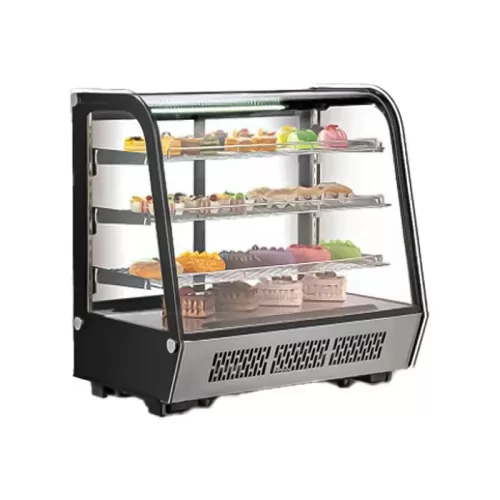 VITRINA REFRIGERADA CRISTAL CURVO CON 4 NIVELES DE EXHIBICION MIGSA - CW-195R
