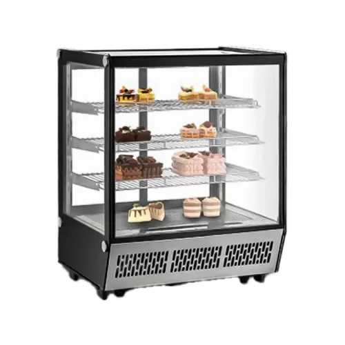 Vitrina refrigerada cristal recto con 4 niveles de exhibición MIGSA - CW-235