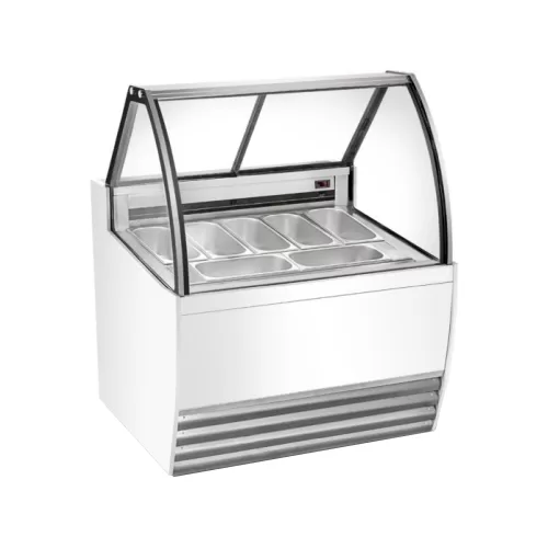 Vitrina exhibidora de helados de 10 insertos Migsa Modelo DW-10