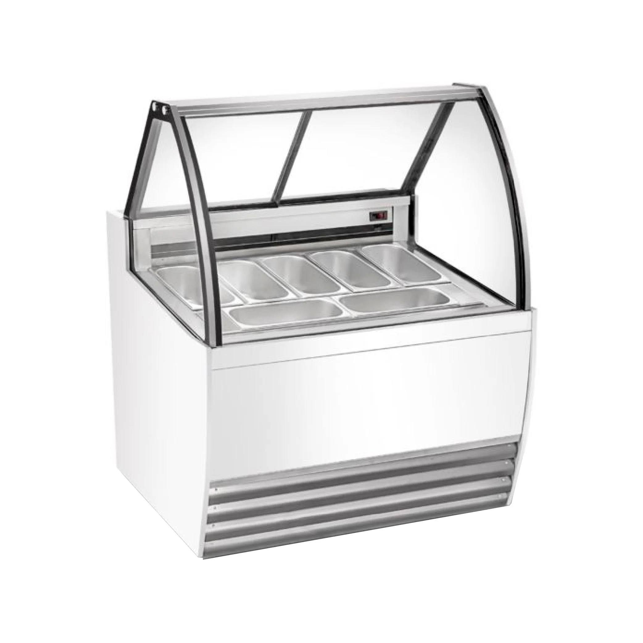 Vitrina exhibidora de helados de 10 insertos Migsa Modelo DW-10