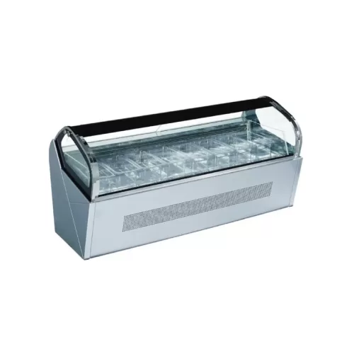 Vitrina exhibidora de helados de 8 insertos Migsa Modelo RTD-142L